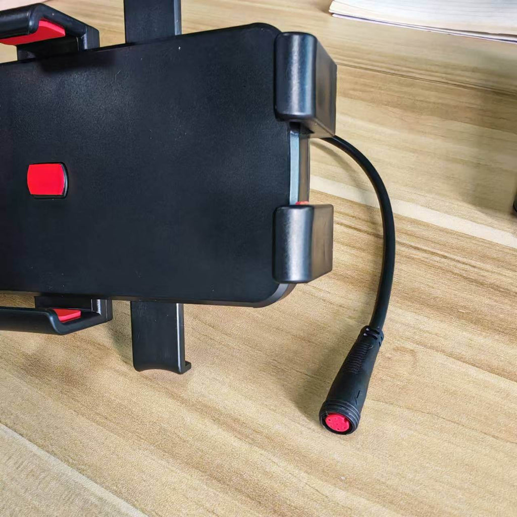 Phone holder for ebike rechargeable